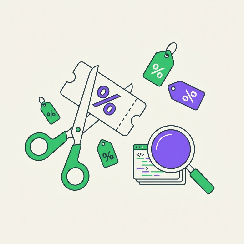 Coupon codes illustration