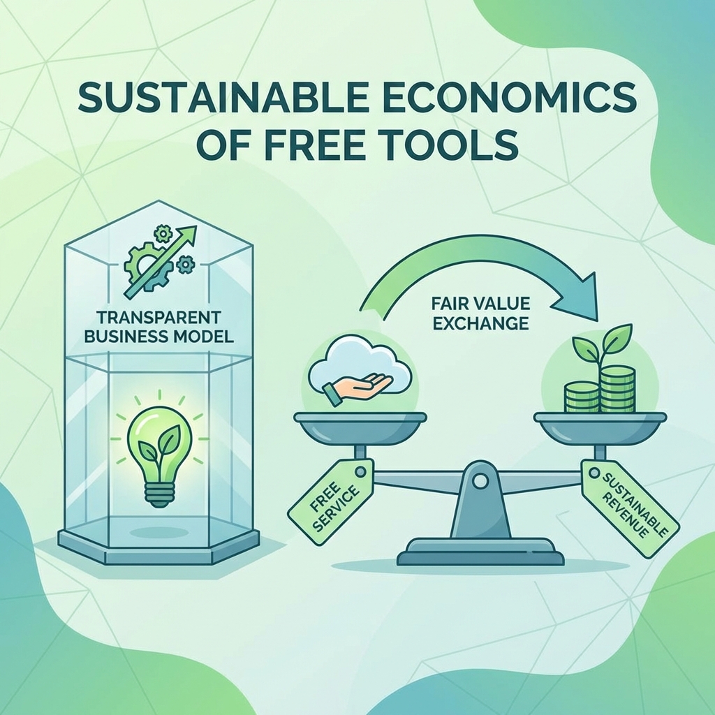 Economics of free tools illustration