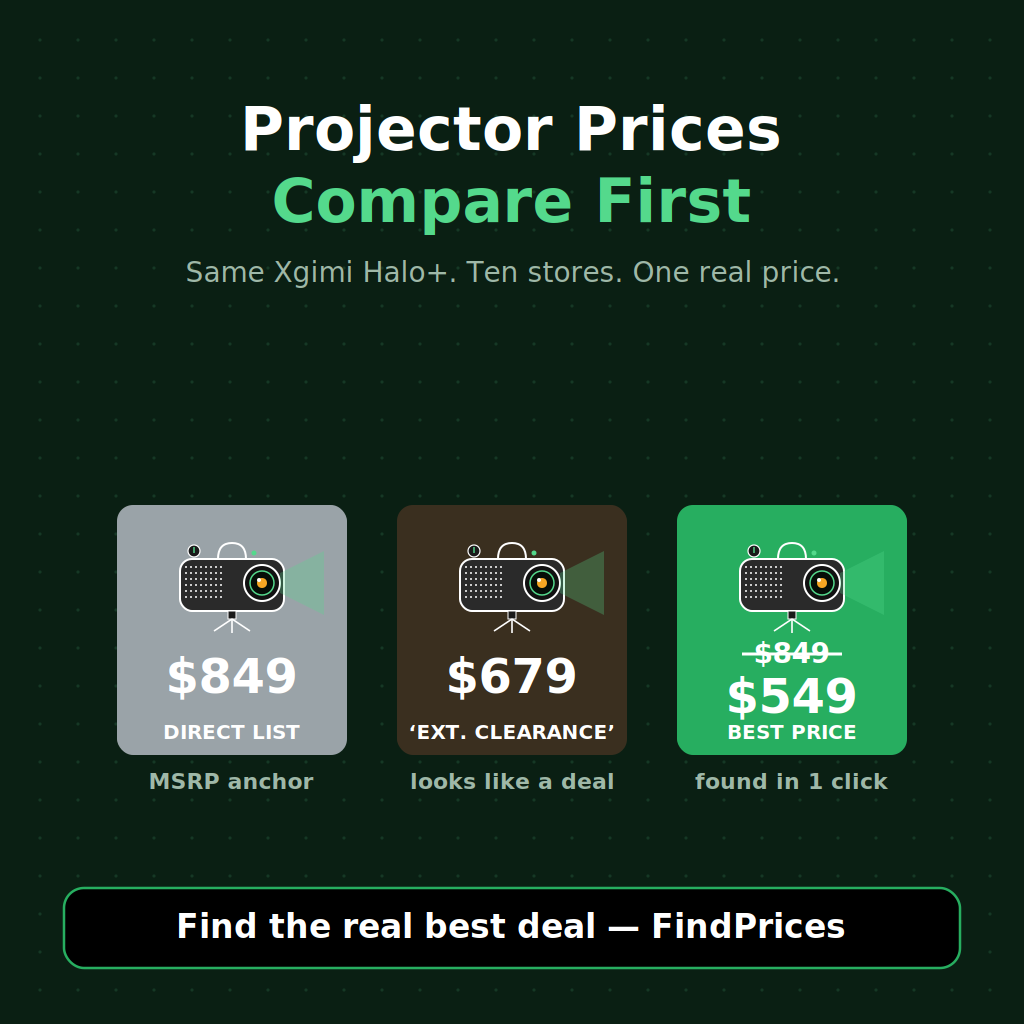 Portable Projector Price Comparison: How to Save 55% on an Xgimi Halo+, Anker Nebula Capsule 3 Laser, or Samsung The Freestyle Gen 2 as the Post-Prime Day Backyard-Movie Extended Clearance Hits the Wednesday Marquee